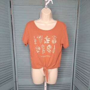 Revive Shirt ~ Sz M  ~ Orange ~ Short Sleeve